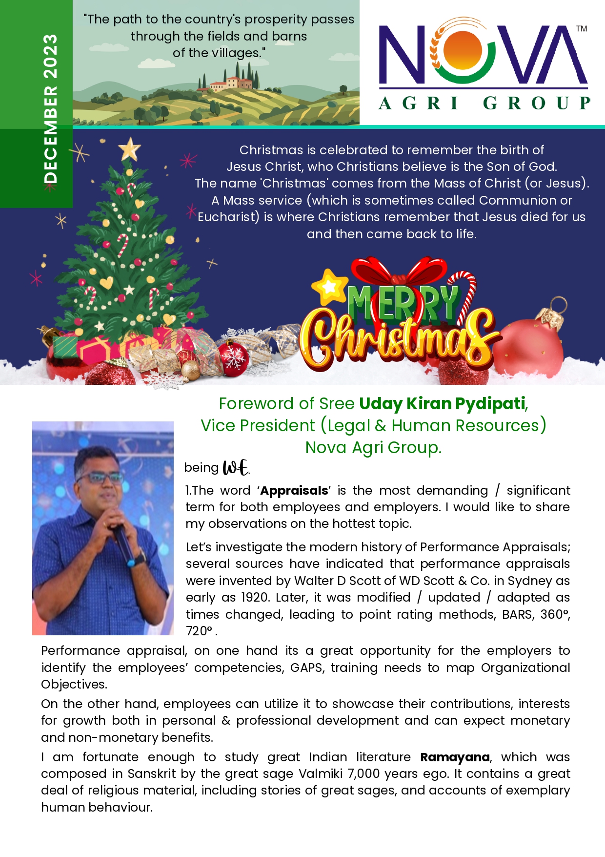 December 2023 NewsLetter