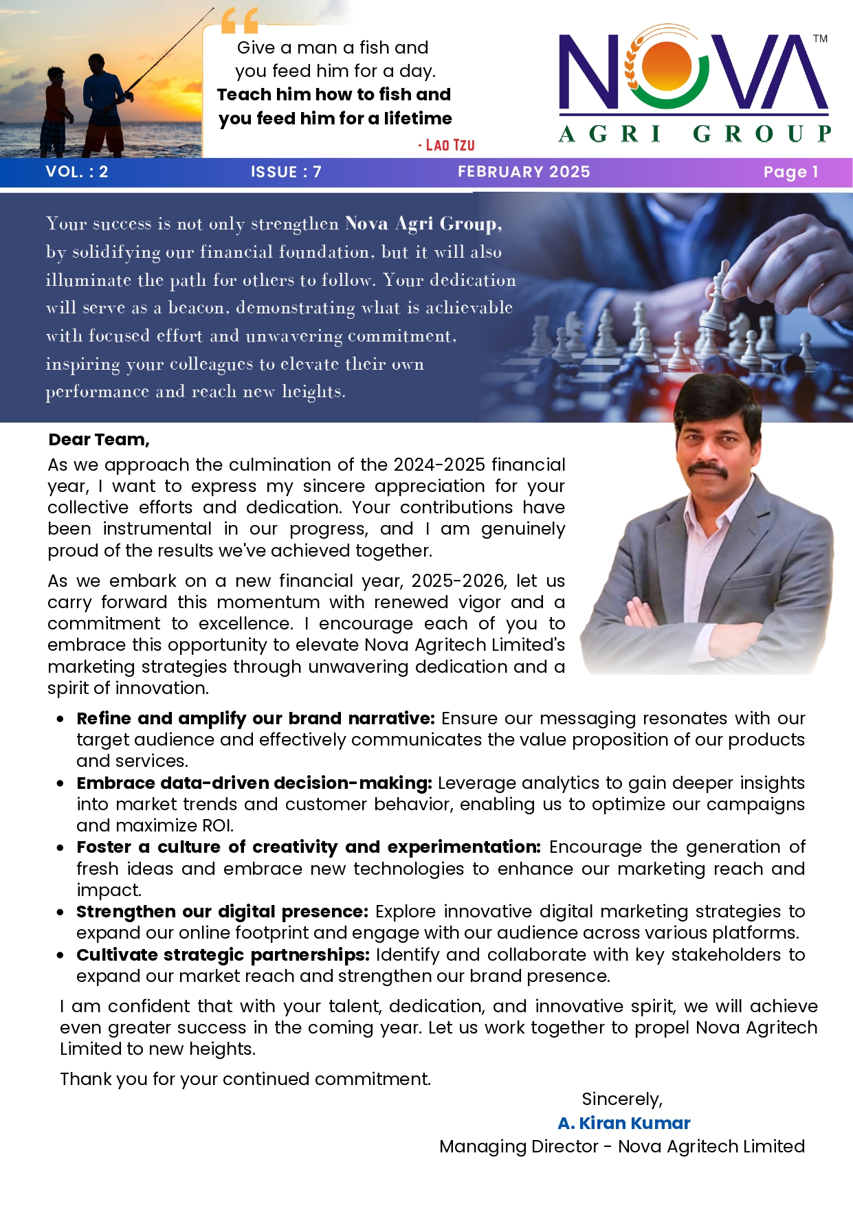 Newsletter for the month of February 2025 page 0001